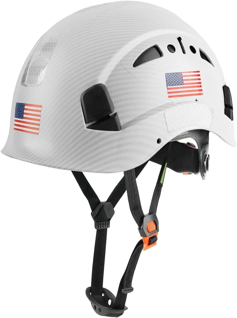 GREEN DEVIL Safety Helmet Hard Hat Adjustable Lightweight Vented ABS Work Helmet 6-Point Suspension ANSI Z89.1 Approved Ideal for Industrial & Construction - Image 1